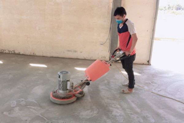 Các giải pháp xử lý bụi mịn khi mài nền bê tông an toàn hiệu quả 